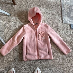 The North Face Kids Light Pink Fleece Hoodie